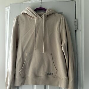 ALLSAINTS cream hoodie NWOT
